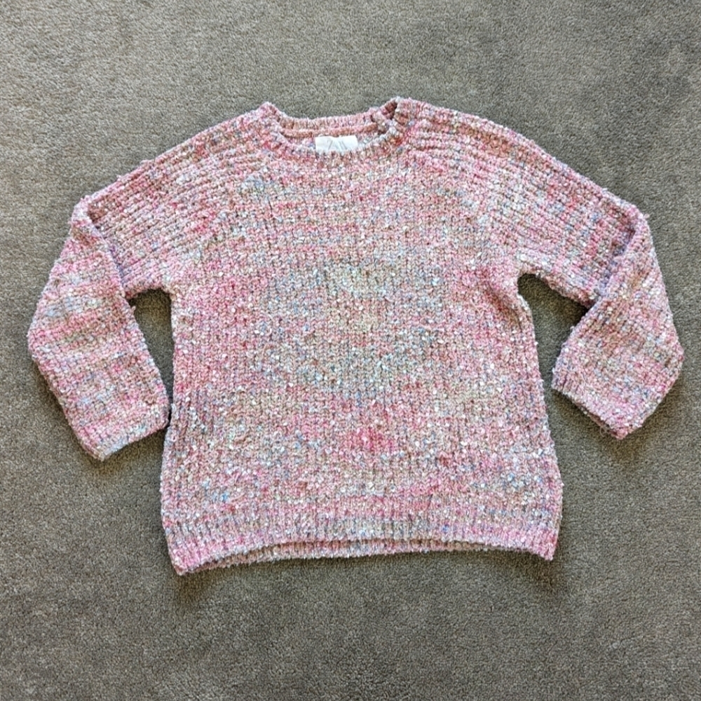 Zara kids pink sweater size 11-12 Barbie Barbiecore
